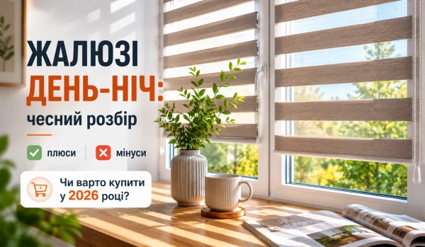 Жалюзи день-ночь: честный разбор плюсов и минусов. Стоит ли купить в 2026 году?
