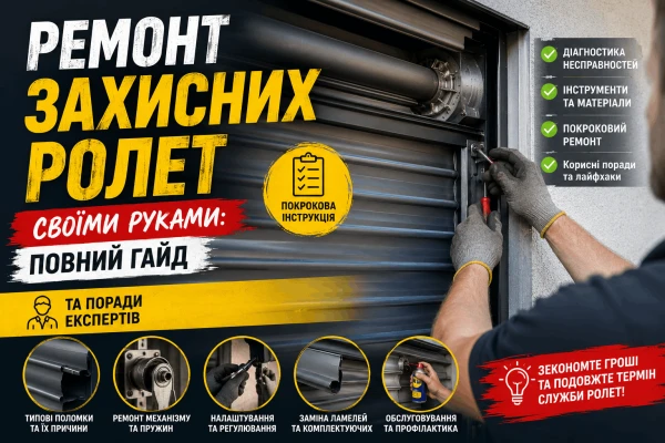 Ремонт захисних ролет своїми руками: повний гайд та поради експертів