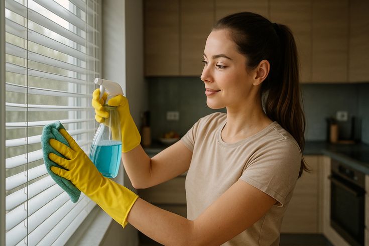 How to clean blinds