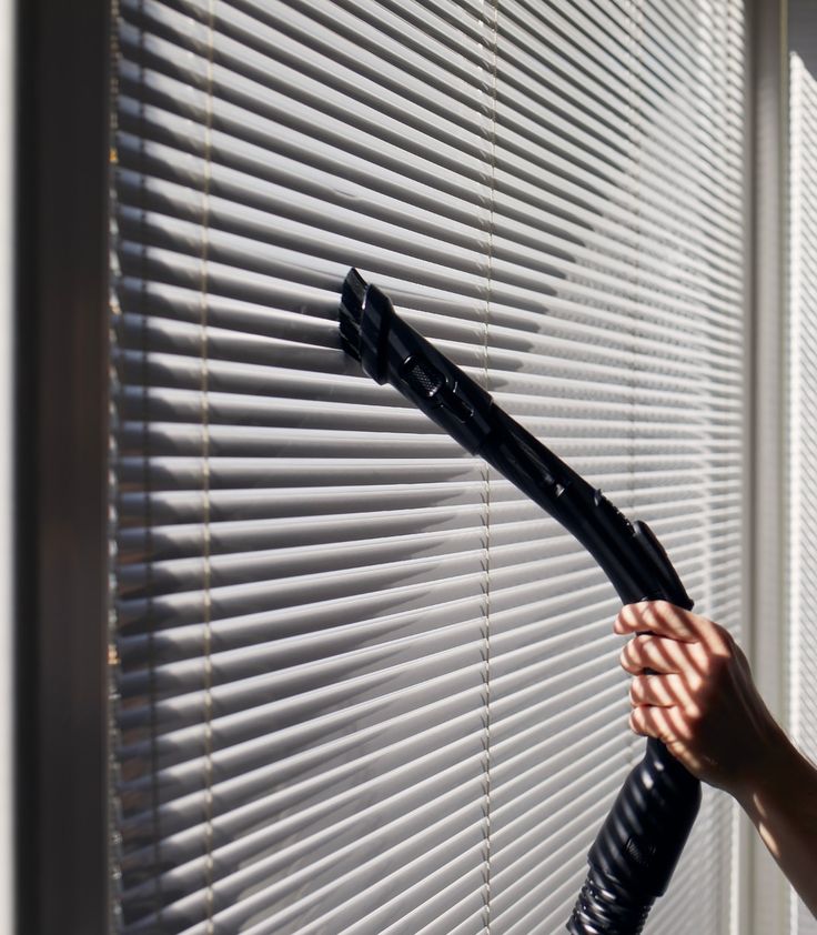 Vacuum cleaning blinds