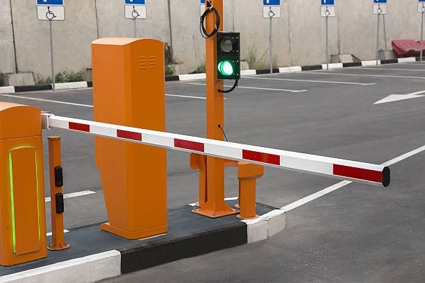 Barrier gate repair in Kharkiv